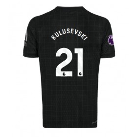 Pánské fotbalový oblečení Tottenham Hotspur Dejan Kulusevski #21 Venkovní košile 2025-26 Krátkým Rukávem